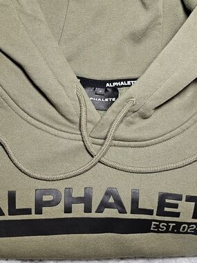 Alphalete Olive Green Logo Hoodie